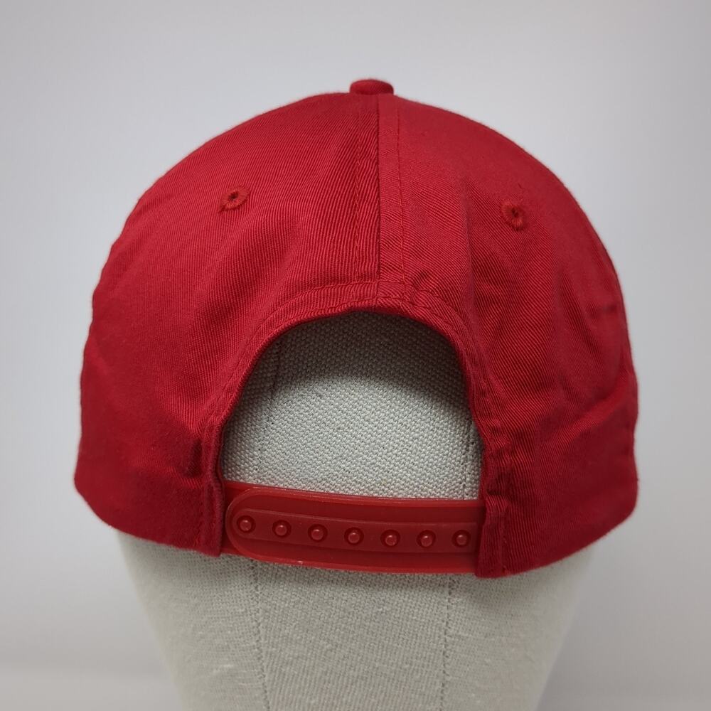 Basic Hat Snapback Hat Red One Size Solid Blank A… - image 6